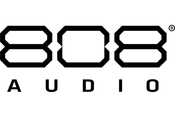 808 Audio Logo Vector PNG