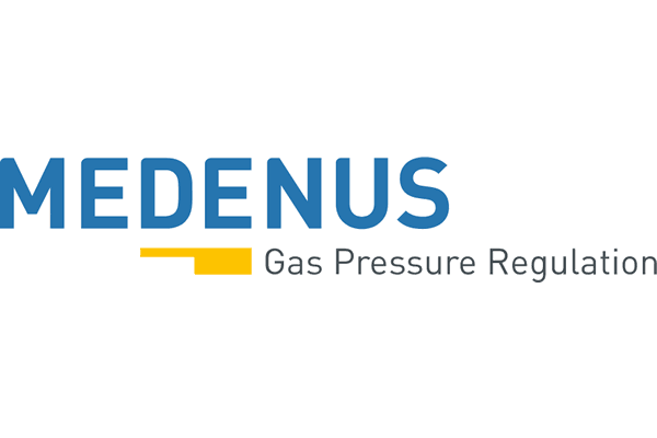 MEDENUS Gas Pressure Regulation Logo Vector PNG