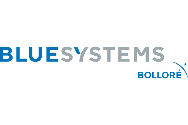 Blue Systems, a Bolloré Group brand Logo Vector PNG